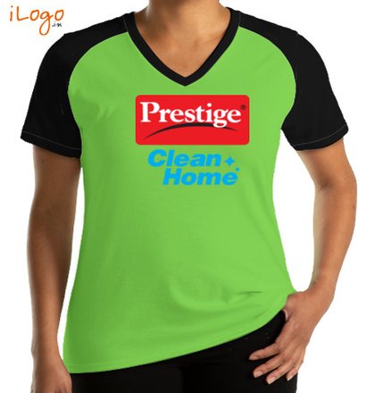  PRESTIGE-Women%s-Raglan-V-Neck-T-Shirt T-Shirt
