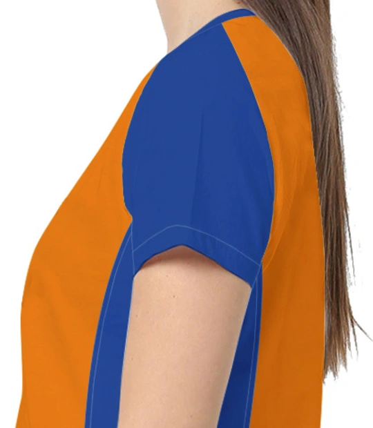 POWERGRID-Women%s-Raglan-V-Neck-T-Shirt Left sleeve
