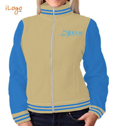  KLM-institute-Women-zipper-jacket T-Shirt