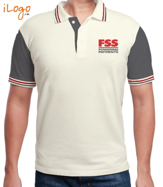 Darth vader in white FSS-polo T-Shirt