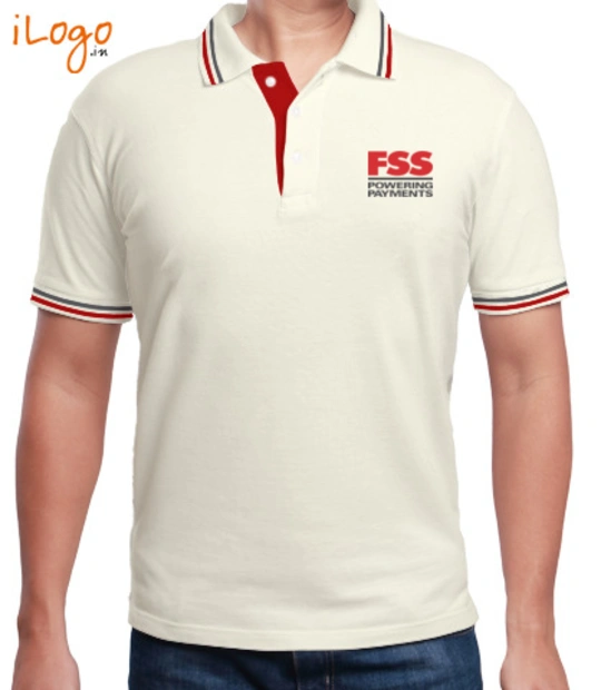 Darth vader in white FSS-polo T-Shirt