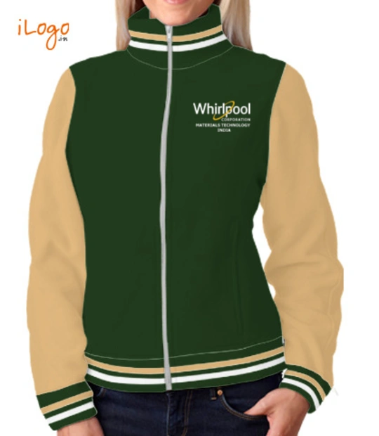 Whirlpool-women-zipper-jacket - logo