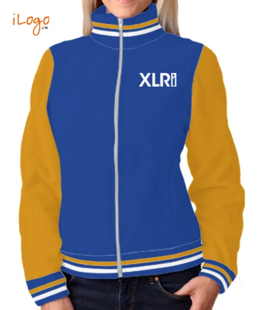 XLRI-women-zipper-jacket-with-double-tipping - logo