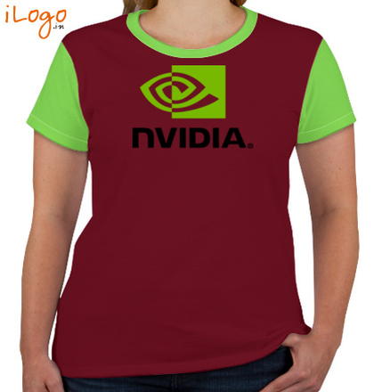  NIVIDIA-Women%s-Roundneck-T-Shirt T-Shirt