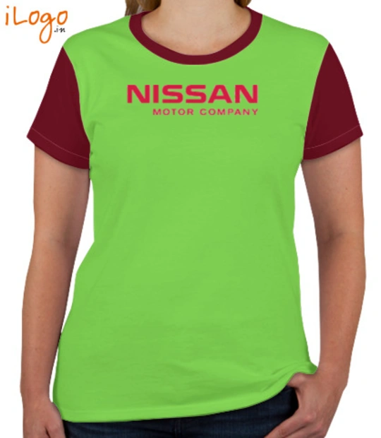 NISSAN-Women%s-Roundneck-T-Shirt - Nissaan