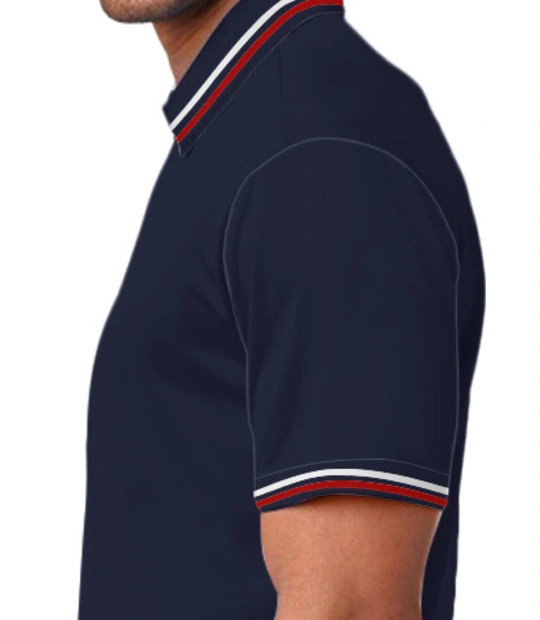 NTTDATA-men-polo-shirt-with-double-tipping Left sleeve