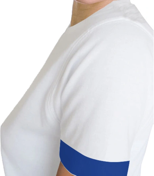 NEW-INDIA-ASSUARANCE-Women%s-Roundneck-T-Shirt Left sleeve