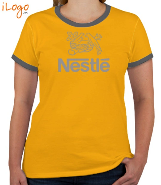 Nestle NESTLE-Women%s-Roundneck-T-Shirt T-Shirt