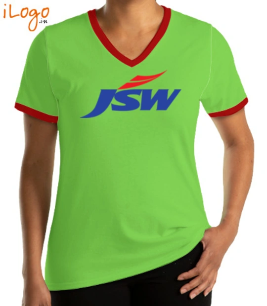 Jsw JSW-V-neck-Tees T-Shirt
