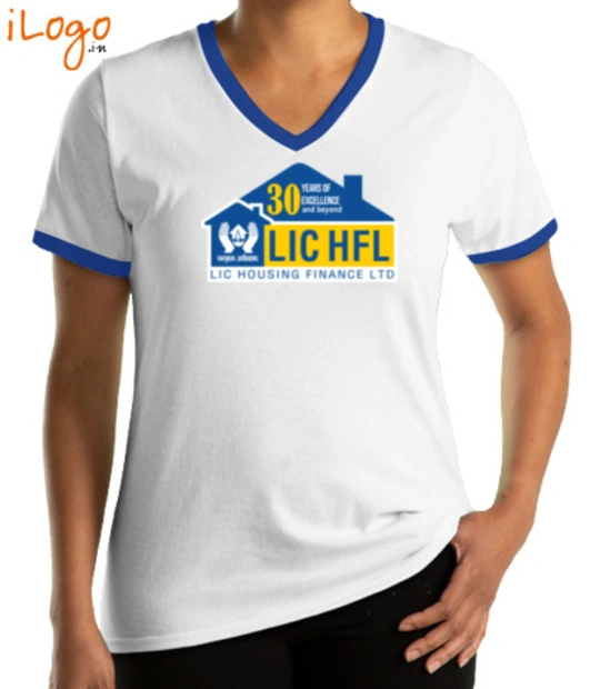 Corporate LIC-V-neck-Tees T-Shirt