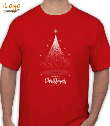 Red cartoon Christmas- T-Shirt