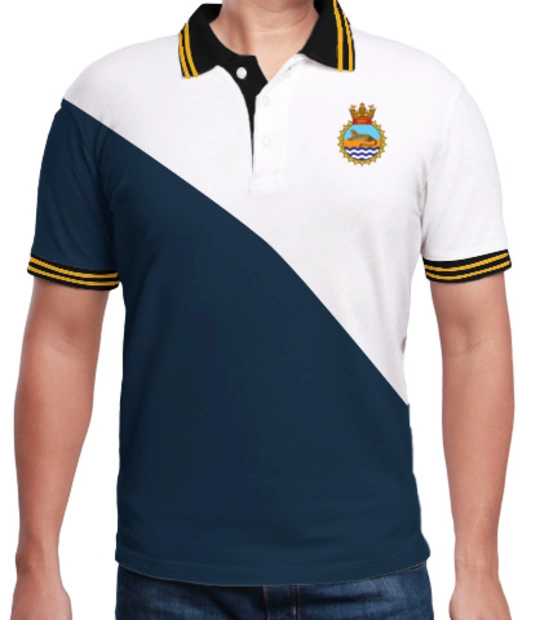 Navy INSGuldar T-Shirt