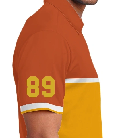 -yellow-- right sleeve of 89 Course in UK