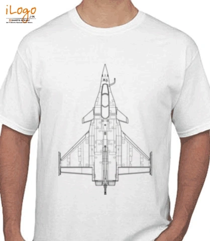 BENNY BENASSI WHITE DassaultRafaleLine T-Shirt