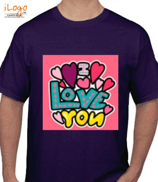 Purple funny valentine%s-day T-Shirt
