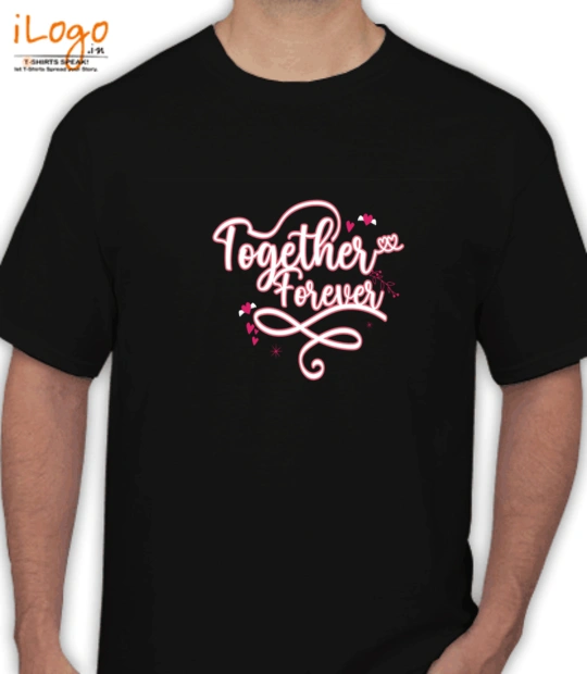 Black and white cat  designs custom corporate shirts valentineday T-Shirt