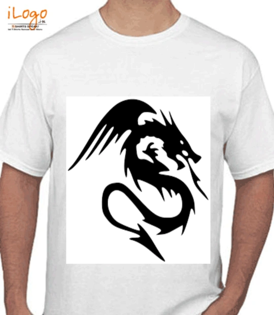 Black products black-dragon-shadow T-Shirt