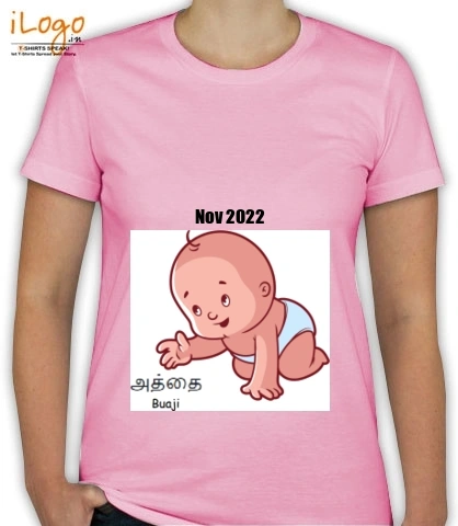 T Shirts Aththai-Pink T-Shirt