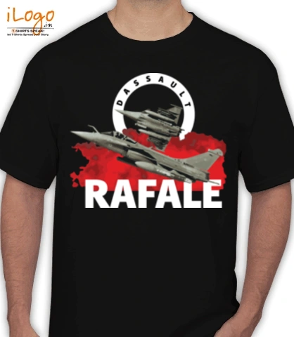 Black products Dassault-Rafale T-Shirt