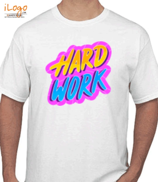 White.u2 hardwork T-Shirt