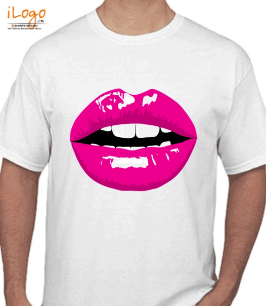 White.u2 lips T-Shirt