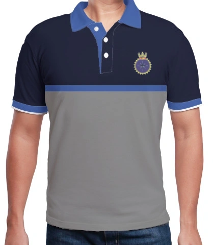 Navy INS-Darshak-emblem T-Shirt