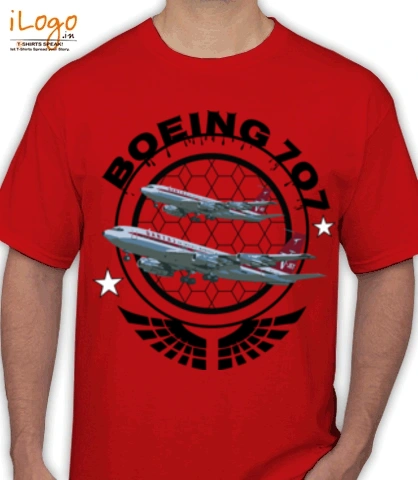 Red cartoon Boeing T-Shirt