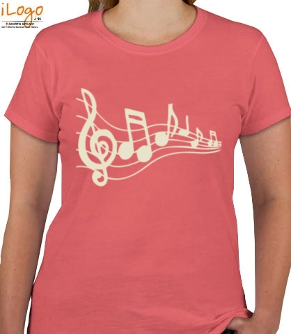 S Ladies-Musical T-Shirt