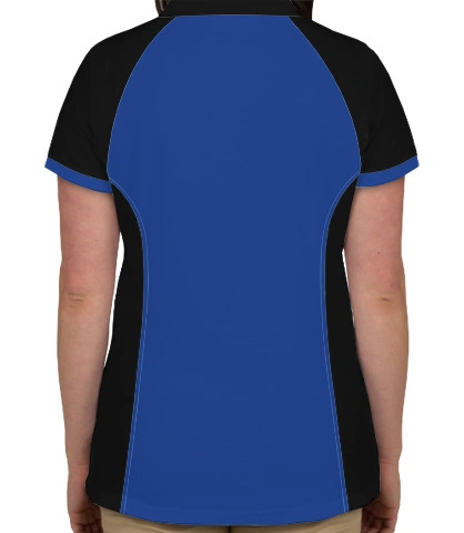 DTS-design back of women raglan polo with side panel in UK