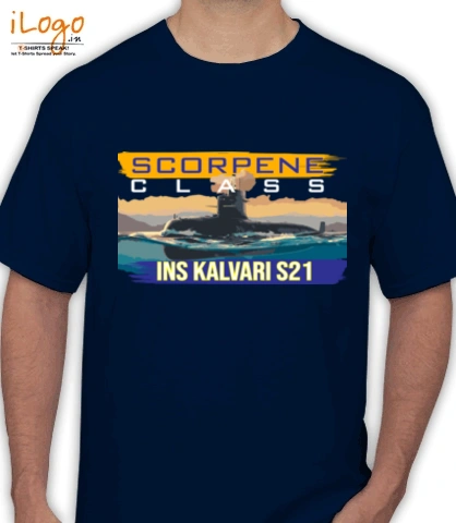 Scorpene Submarine INSkalvari T-Shirt