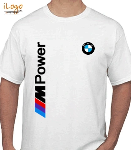 T Shirts Aarya-BMW-White T-Shirt