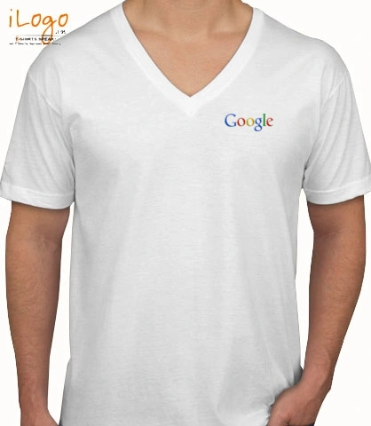 TEE White-V-Neck T-Shirt