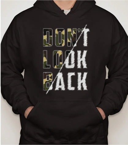 BlackMenCollor armylookback T-Shirt