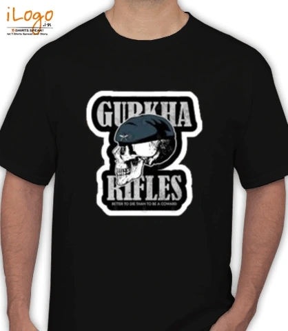 BlackMenCollor GurkhaRefles T-Shirt