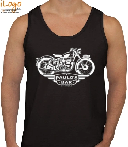 pauloslogo - custom mens tank