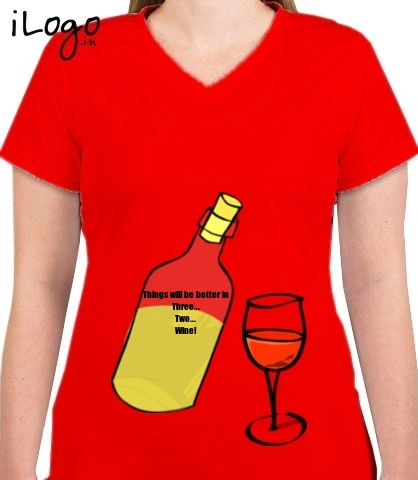 Wineidea - Womens V-Neck T