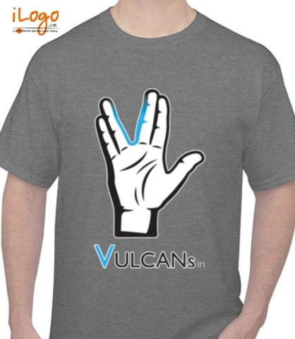 T Shirts Vulcans-grey T-Shirt