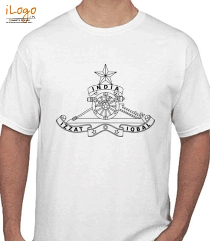 Google white ARTILLERY-REGIMENT T-Shirt