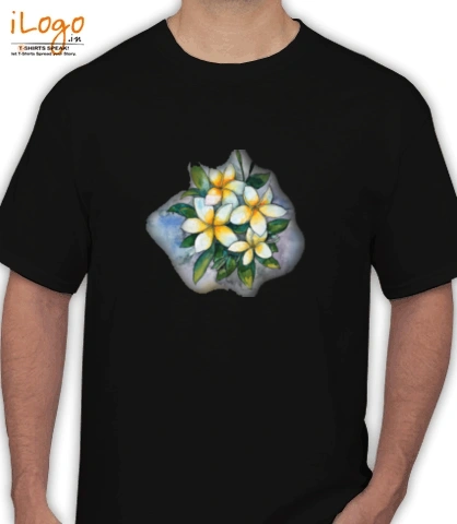 T shirts flowerblack T-Shirt