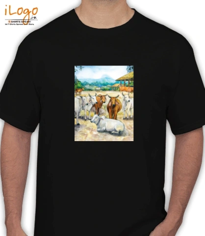 TEE cowsblack T-Shirt