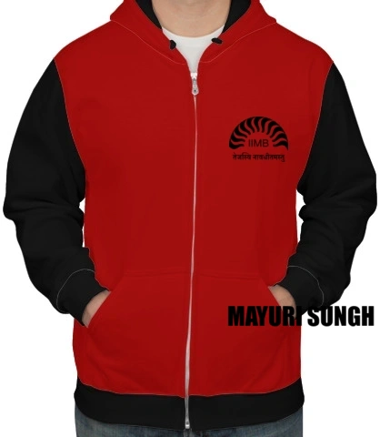 iim-banglore - zipper hoodie