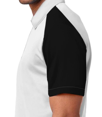 white-polo Left sleeve