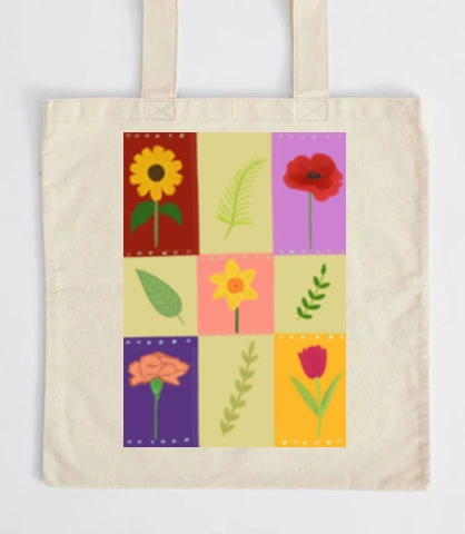 Flowers - Cloth Tote Bag