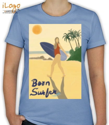 SHIRT Born-Surfer- T-Shirt