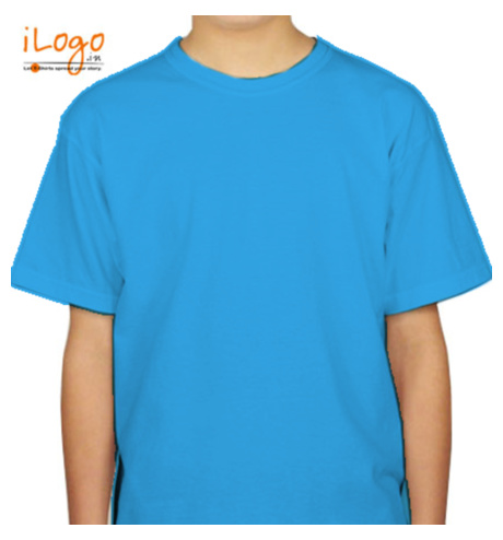 reunion reliance aqua blue colour kids tshirts