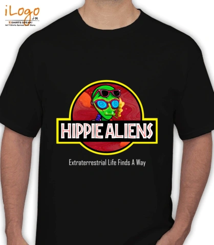 TSHIRTS Hippie-Alien T-Shirt