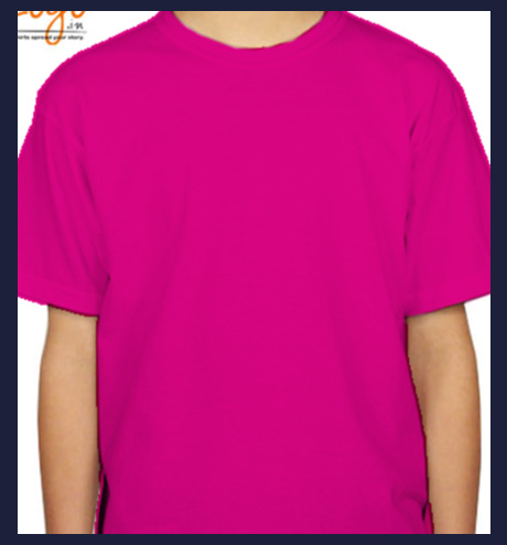 reunion reliance pink colour kids tshirts