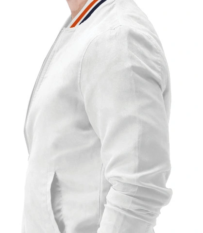 zipper left sleeve of bomber in UK