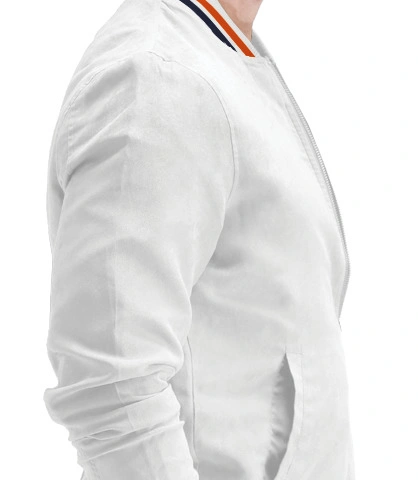 zipper right sleeve of bomber in UK