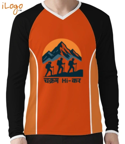 T SHIRT hiker-orange T-Shirt